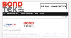 Desktop Screenshot of bondtekpanels.com